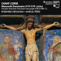 Chant Corse: Manuscrits franciscains (XVII-XVIIIe siècles)