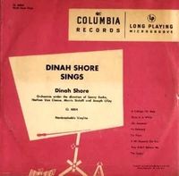 Dinah Shore Sings