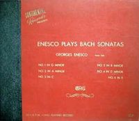 Enesco Plays Bach Sonatas