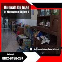 Rumah Jakarta Pusat Matraman Dalam TLP 0812-9436-287