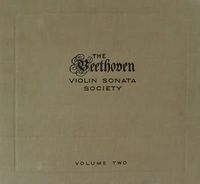 The Beethoven Violin Sonata Society: Volume Two