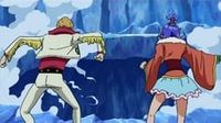 A Difficult Fight for Luffy! The Snake Sisters' Haki Power!!