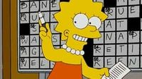 Homer and Lisa Exchange Cross Words