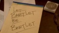 Let Bartlet Be Bartlet