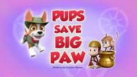 Pups Save Big Paw
