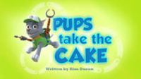Pups Take the Cake