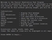 Fusion+ Penetration Test Program