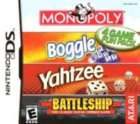 Monopoly / Boggle / Yahtzee / Battleship