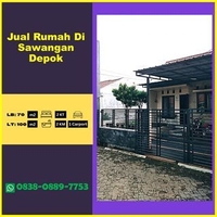 WA 0838-0889-7753 Tempat Jual Rumah Aghatis Residence Sawangan Depok