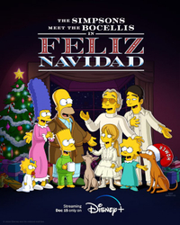 The Simpsons Meet the Bocellis in 'Feliz Navidad'