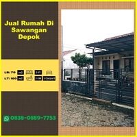 HUB: 0838-0889-7753 Info Jual Rumah Terdekat Dekat Tol Sawangan Depok